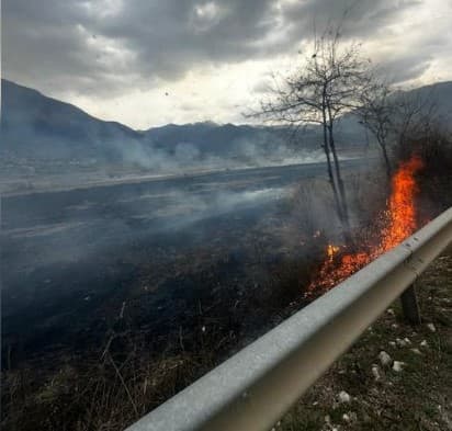 Krim mjedisor në Bulqizë: Zjarrvënie e qëllimshme djeg 7 dynymë bimësi
